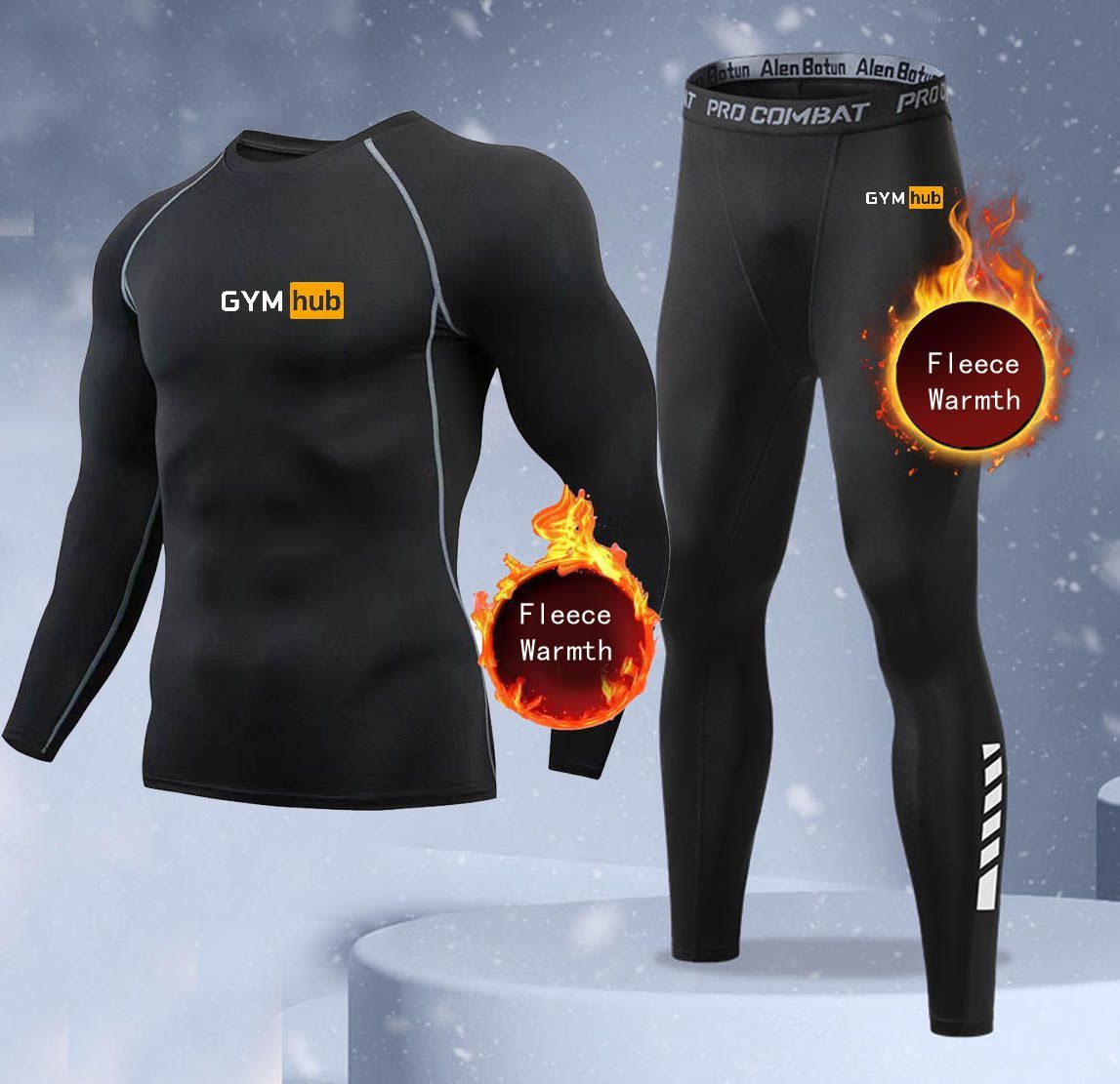 New 2-pieces Winter Warm Men U - đánh giá và giá Thermal Long John