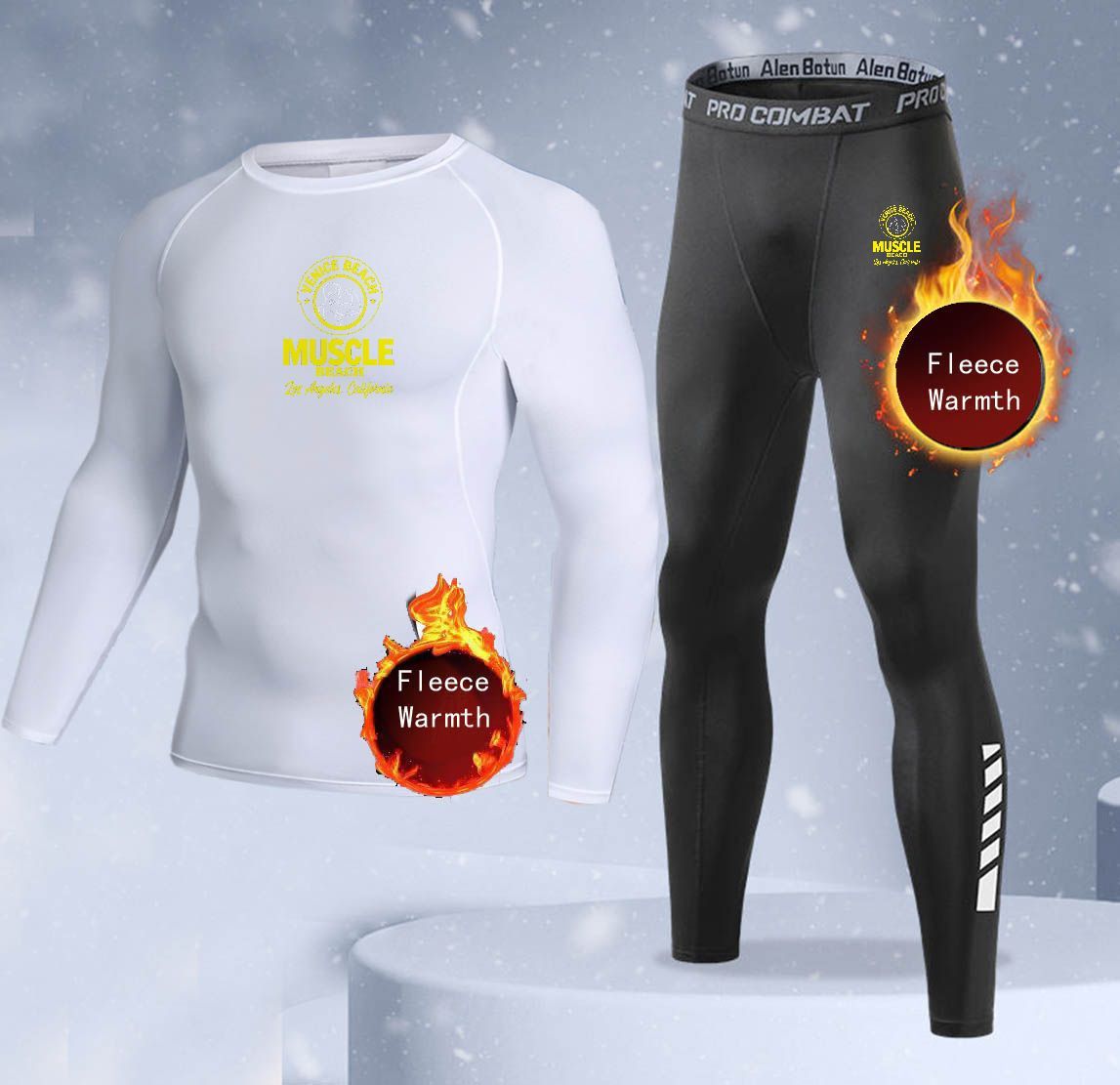 New 2-pieces Winter Warm Men U - đánh giá và giá Thermal Long John