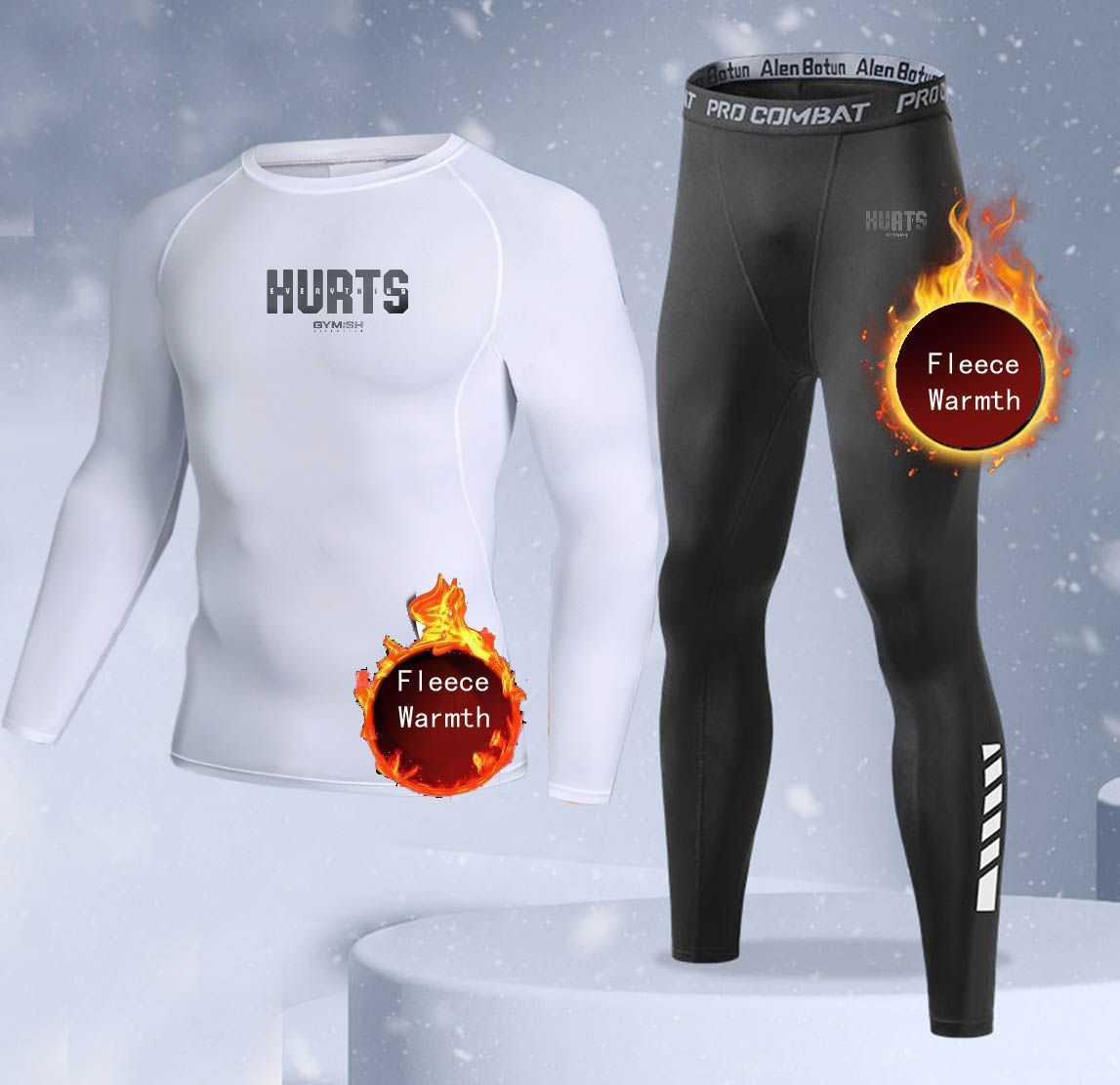 New 2-pieces Winter Warm Men U - đánh giá và giá Thermal Long John